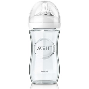 AVENT FĽAŠA 240ml NATURAL SKLO