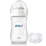 Avent fľaša 260ml Natural PP+cumlík0-6m Sensitive